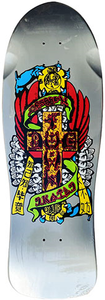 Dogtown Dressen Hands Grey Pearl Dip 80's Reissue Shaped Deck 10.05 X 30.65 - Skateboard Deck