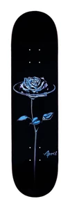 April Team Chrome Rose Black Deck 8.38 - Skateboard Deck