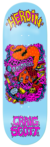 Heroin Craig Questions Scrap Metal Deck 10.0 - Skateboard Deck