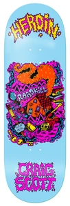 Heroin Craig Questions Scrap Metal Deck 10.0 - Skateboard Deck