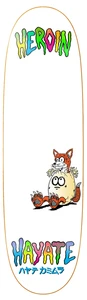 Heroin Hayate Fox Egg Shaped Deck 8.75 (limit 2) - Skateboard Deck