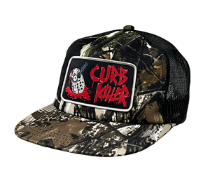Heroin Curb Killer Snapback Hat Camo - Skateboard Hat
