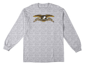Anti-hero Eagle Ash Ls L - Skateboard Longsleeve Shirt