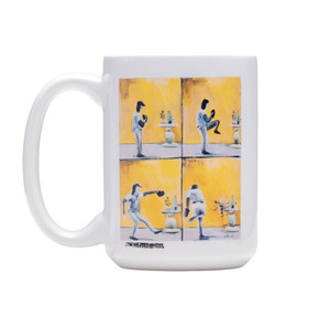The Heated Wheel Fast Ball Coffee Mug