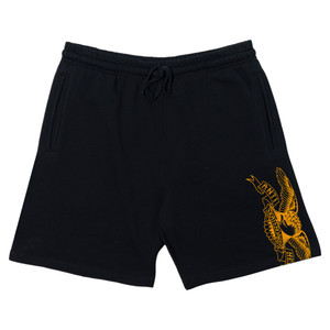 Anti Hero Basic Eagle Black/yellow Sweat Shorts S - Skateboard Pants