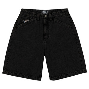 Real Street Cleaner Black Denim Shorts 34 - Skateboard Pants