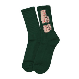 Toy Machine Fists Socks Forest - Skateboard Socks