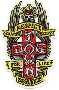 Dogtown Respect 4" Sticker