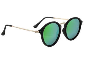 Glassy Klein Black/green Mirror Polarized Sunglasses