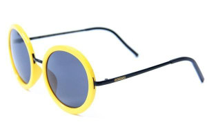 Happy Hour Squares Yellow/black Sunglasses