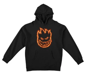 Spitfire Charred Remains Black Hd/swt L - Skateboard Sweatshirt