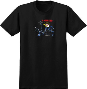Anti-hero Eaglenator Black Ss Xl - Skateboard Tshirt