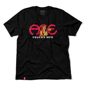 Ace Hotbox Black Ss L - Skateboard Tshirt