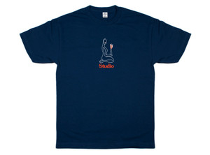 Studio Flame Of Love Navy Ss M - Skateboard Tshirt