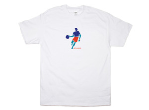 Studio Handles White Ss L - Skateboard Tshirt