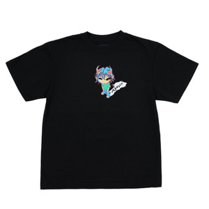 April Ap Kid Black Ss M - Skateboard Tshirt