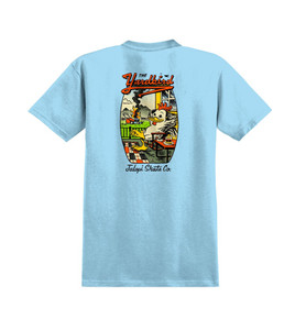 Anti-hero Jalopi Yard Bird Blue Ss M - Skateboard Tshirt