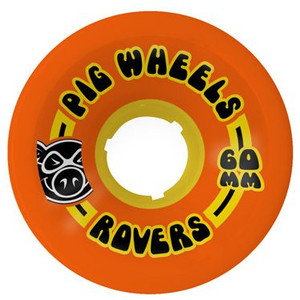 Pig Rovers Orange 60mm 85a (set Of 4) - Skateboard Wheels