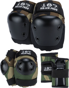 187 - 6-pack Pad Set Xl.thick-camo - Skateboard Pads
