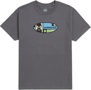 Alien Workshop - Alien Oval Ss M-grey - Skateboard Tshirt