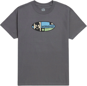 Alien Workshop - Alien Oval Ss S-grey - Skateboard Tshirt