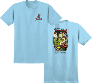 Antihero - Jalopi Yardbird Ss S-heather Light Blue - Skateboard Tshirt