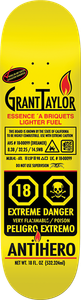 Antihero - Taylor Fueled Up Deck-8.38 Yellow - Skateboard Deck