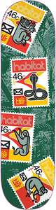 Habitat - Postage Deck-8.25 Red - Skateboard Deck