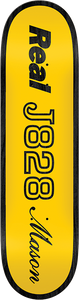 Real - Silva Shape Code Deck-8.28 Yellow - Skateboard Deck