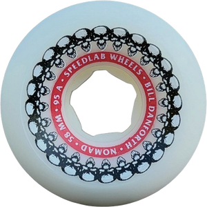 Speedlab - Danforth Nomad 58mm 95a White - Skateboard Wheels (Set Of Four)