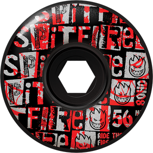 Spitfire - 80hd Ransom Radial Full 56mm Blk - Skateboard Wheels (Set Of Four)