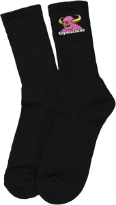 Toy Machine - Brain Monster Crew Socks Black 1pr - Skateboard Socks