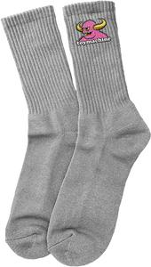 Toy Machine - Brain Monster Crew Socks Grey 1pr - Skateboard Socks