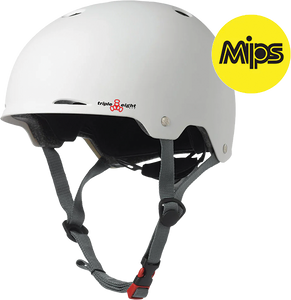 Triple 8 - Gotham Mips Dual-cert Helmet S/m-matte White - Skateboard Helmet