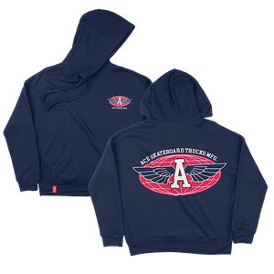 Ace 2007 Navy Hd/swt L - Skateboard Sweatshirt