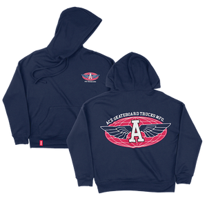 Ace 2007 Navy Hd/swt Xl - Skateboard Sweatshirt