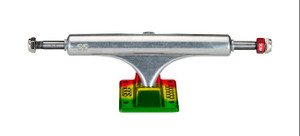 Ace Af1 60 Ital Red/gold/green Anodized Truck - Skateboard Trucks (Pair)