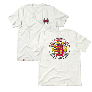 Ace Skate City White Ss Xl - Skateboard Tshirt
