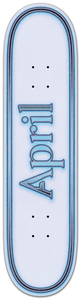 April Team Og Logo Uni Deck 8.38 - Skateboard Deck