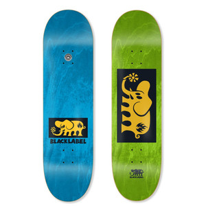 Black Label Team Elephant Block Yellow Deck 8.25 - Skateboard Deck