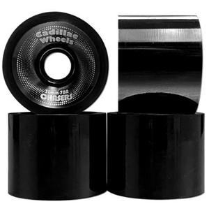 Cadillac Chasers Black 70mm 78a (set Of 4) - Skateboard Wheels