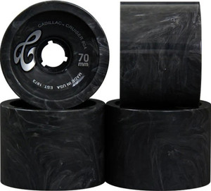 Cadillac Cruisers Smoke Marble 70mm 80a (set Of 4) - Skateboard Wheels