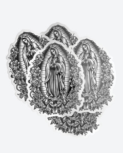 Dgk Guadalupe Xl 6" X 9" Sticker
