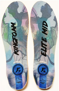 Footprint Kingfoam Elite Quantum Heel Grey Camo/black Mid 5mm Toe/7mm Heel Insoles Large (9-14)