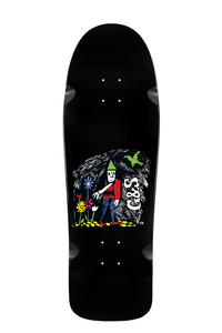 G&s Team Flower Guy Wheel Wells Shaped Deck 10.0 X 31.5 - Skateboard Deck