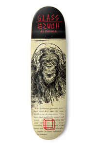 Glass House Aj Zavala (hear) No Evil Deck 8.5 - Skateboard Deck