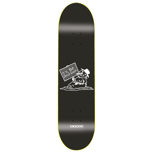 Gx1000 Team Snowman Black Deck 8.50 - Skateboard Deck