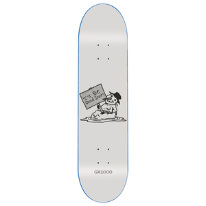 Gx1000 Team Snowman Grey Deck 8.25 - Skateboard Deck