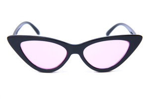 Happy Hour Space Needle Black/pink Sunglasses