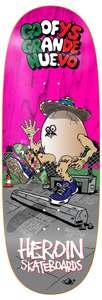 Heroin Goofy's Grande Huevo Shaped Deck 10.75 - Skateboard Deck